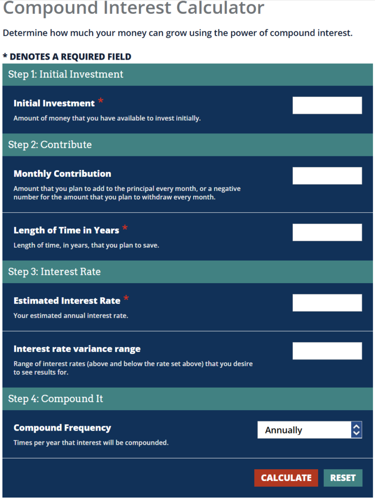 Compound Interest Calculator