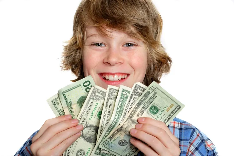 Kid with Money